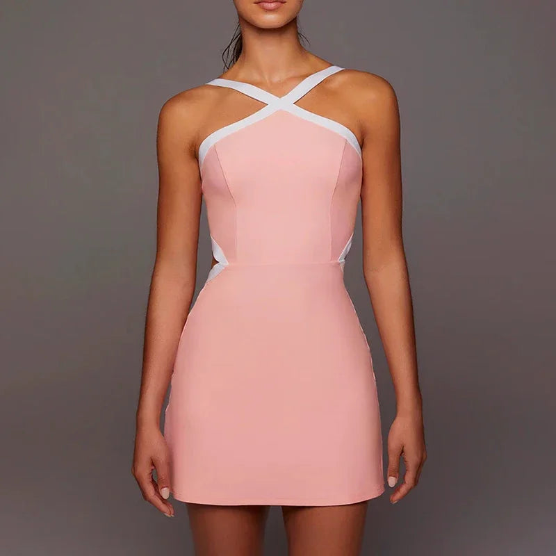 Vestido Feminino de Treino Beach Tennis em Poliéster e Elastano – Tayná