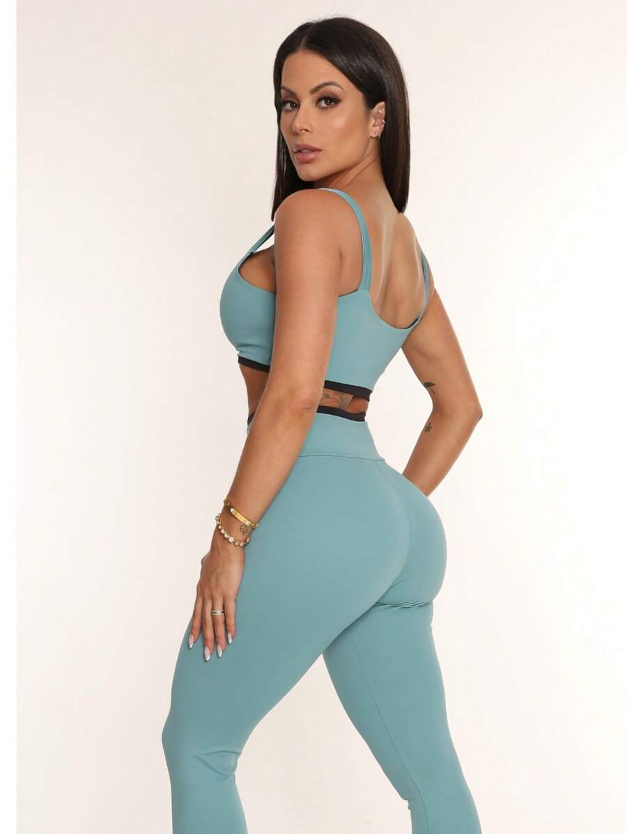 Legging Feminina de Treino Alta Cintura Zero Transparência – Fer