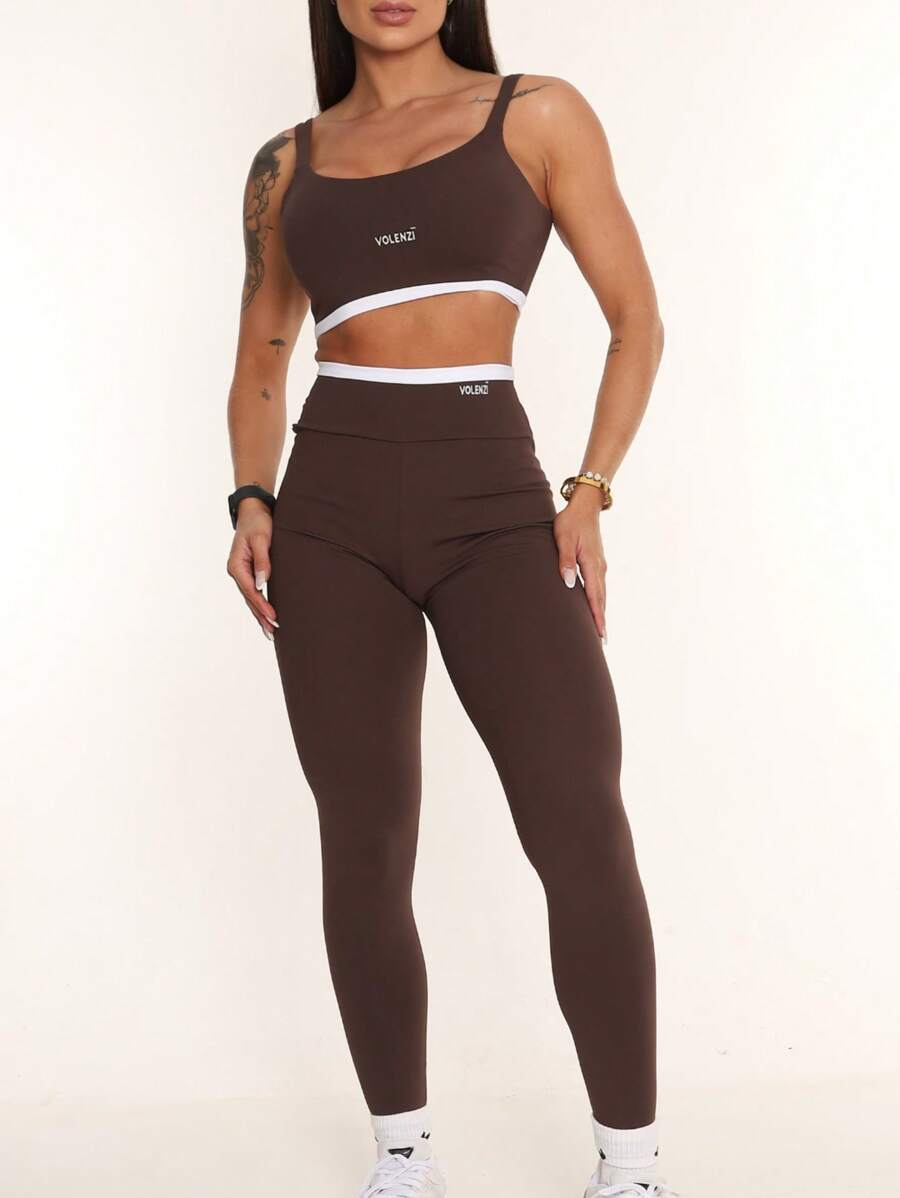 Legging Feminina de Treino Alta Cintura Zero Transparência – Fer