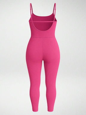 Macacão Feminino com Alcinha Fina e Costas Abertas – Eliana