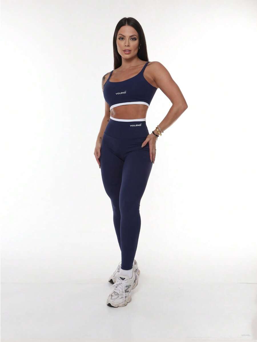 Legging Feminina de Treino Alta Cintura Zero Transparência – Fer