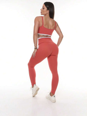 Legging Feminina de Treino Alta Cintura Zero Transparência – Fer