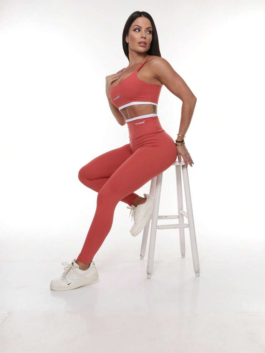 Legging Feminina de Treino Alta Cintura Zero Transparência – Fer