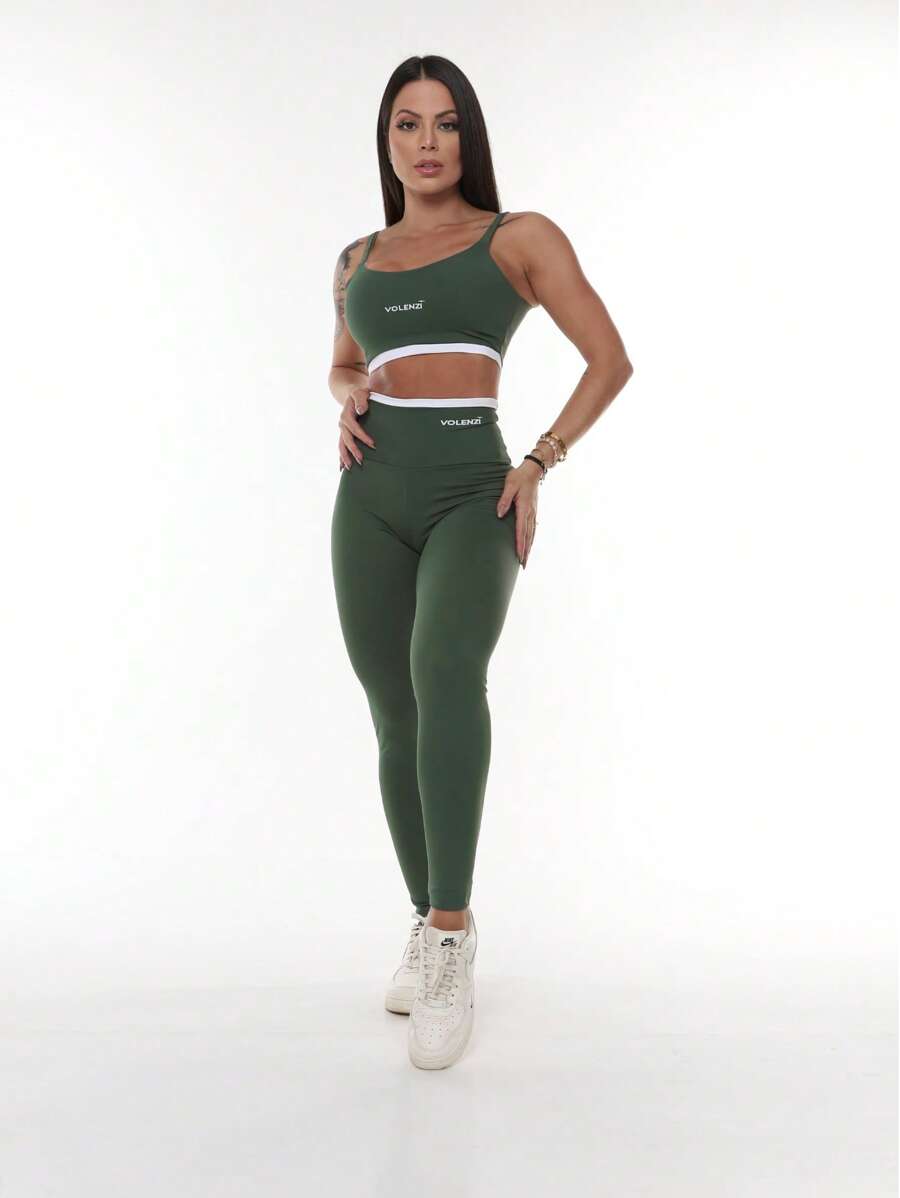 Legging Feminina de Treino Alta Cintura Zero Transparência – Fer