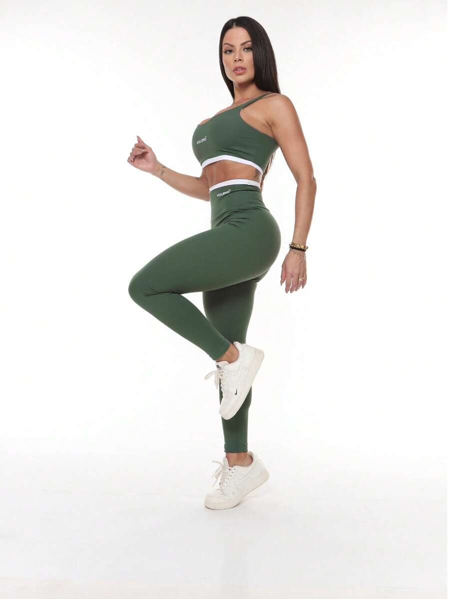 Legging Feminina de Treino Alta Cintura Zero Transparência – Fer
