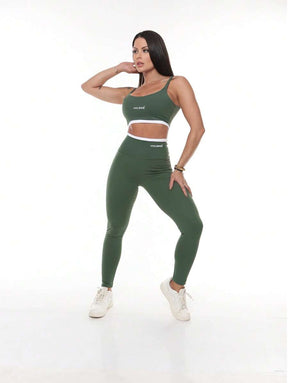 Legging Feminina de Treino Alta Cintura Zero Transparência – Fer