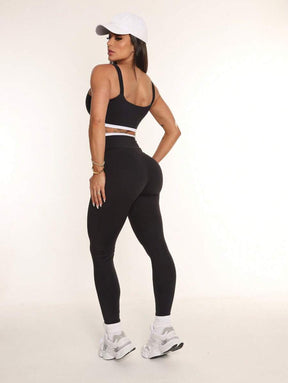 Legging Feminina de Treino Alta Cintura Zero Transparência – Fer