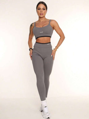 Legging Feminina de Treino Alta Cintura Zero Transparência – Fer