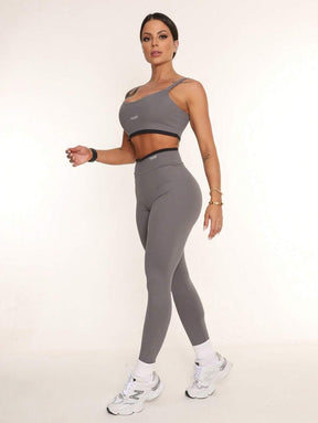 Legging Feminina de Treino Alta Cintura Zero Transparência – Fer