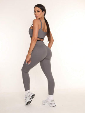 Legging Feminina de Treino Alta Cintura Zero Transparência – Fer