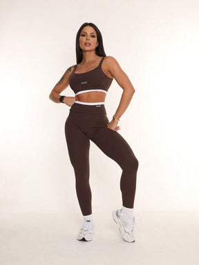 Legging Feminina de Treino Alta Cintura Zero Transparência – Fer