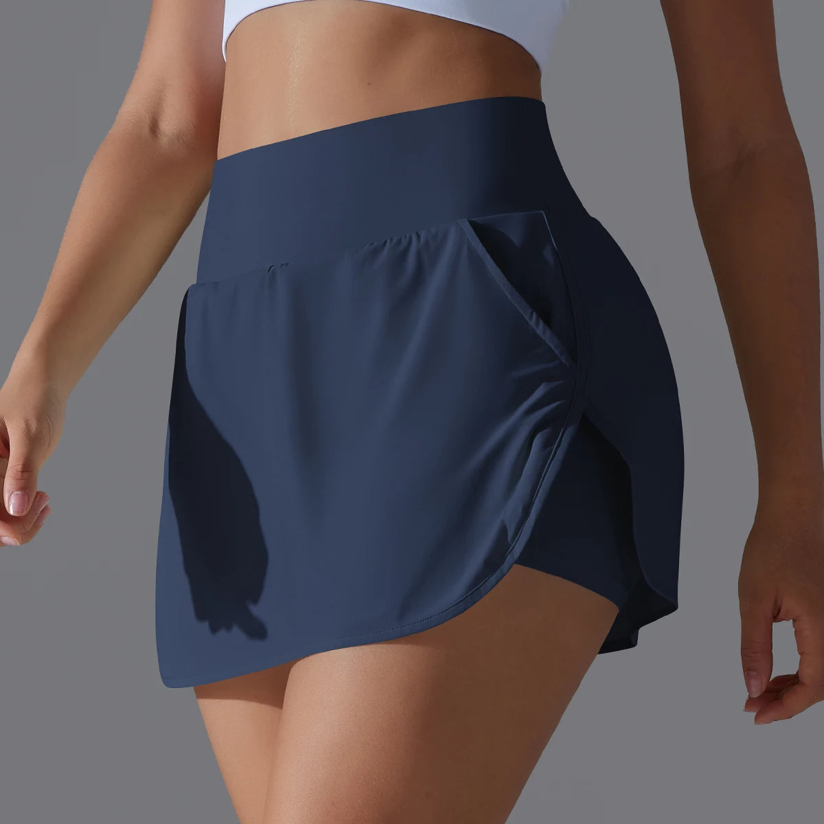 Shorts Saia Feminino com Bolso para Beach Tennis em Poliamida Premium – Viviane