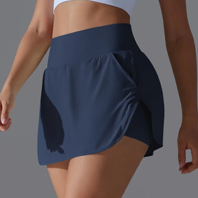 Shorts Saia Feminino com Bolso para Beach Tennis em Poliamida Premium – Viviane