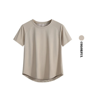 Camiseta Feminina de Treino Dryfit Manga Curta em Poliéster Leve – Drur