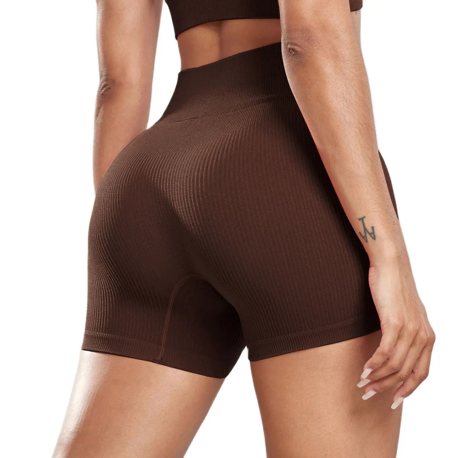 Shorts Feminino de Cintura Alta sem Costura – Karina