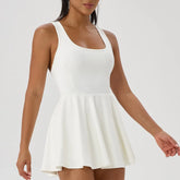 Vestido Feminino para Beach Tennis em Poliamida Premium com Saia Fluida – Vanessa