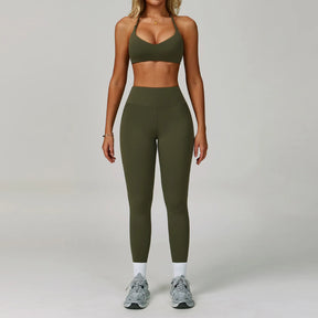 Conjunto Feminino de Treino com Legging e Top em Poliamida Premium – Bruna