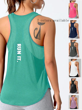 Regata Feminina de Treino Dryfit com Costas Nadador e Caimento Solto – Eliete