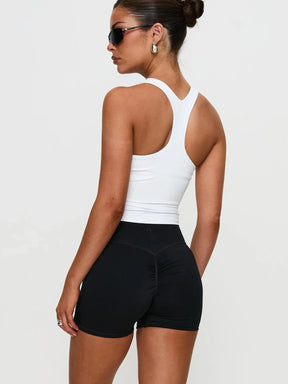 Cropped Feminino de Treino Costas Nadador em Poliéster e Elastano – Sophia