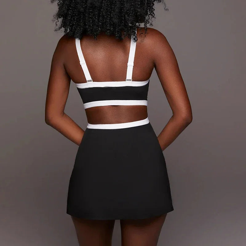 Vestido Feminino de Treino Beach Tennis em Poliéster e Elastano – Tayná